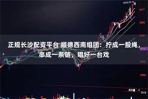 正规长沙配资平台 顺德西南组团：拧成一股绳，串成一条链，唱好一台戏